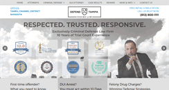 Desktop Screenshot of defendtampa.com